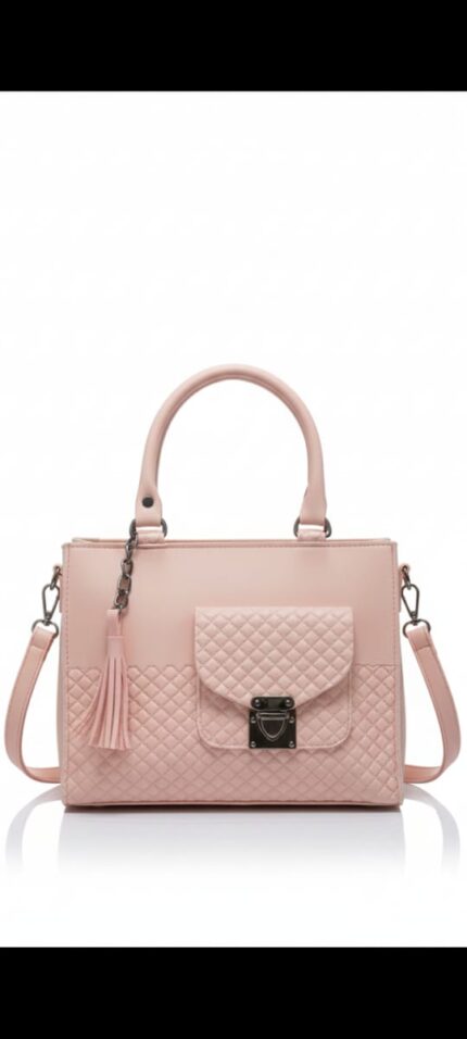 Hand Bag With Long Belt